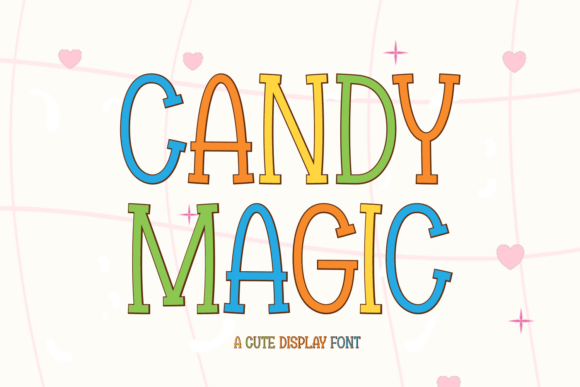 Candy Magic: The Display Font for Festive and Playful Design