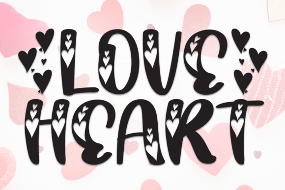 Love Heart: A Font for Sweet Design Narratives
