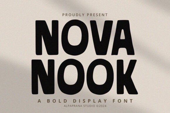 Nova Nook: A Bold Display Font for Modern Design