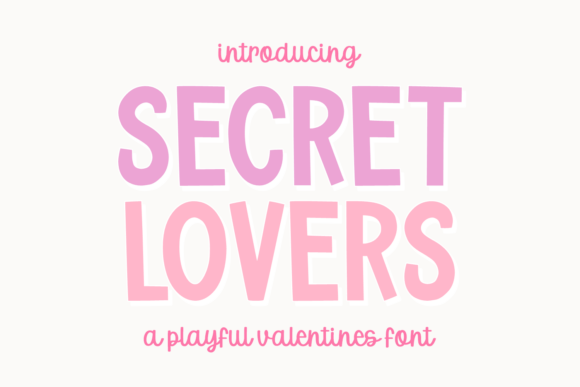 Secret Lovers: The Font That Captures Romance in Design