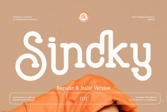 Sincky: A Modern Serif for Bold Visual Design